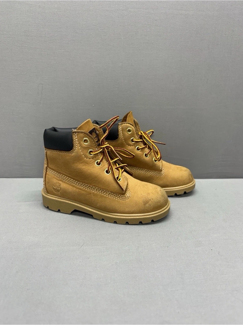 Timberland Kids Wheat/Nubuck Lace-Up Work Boots